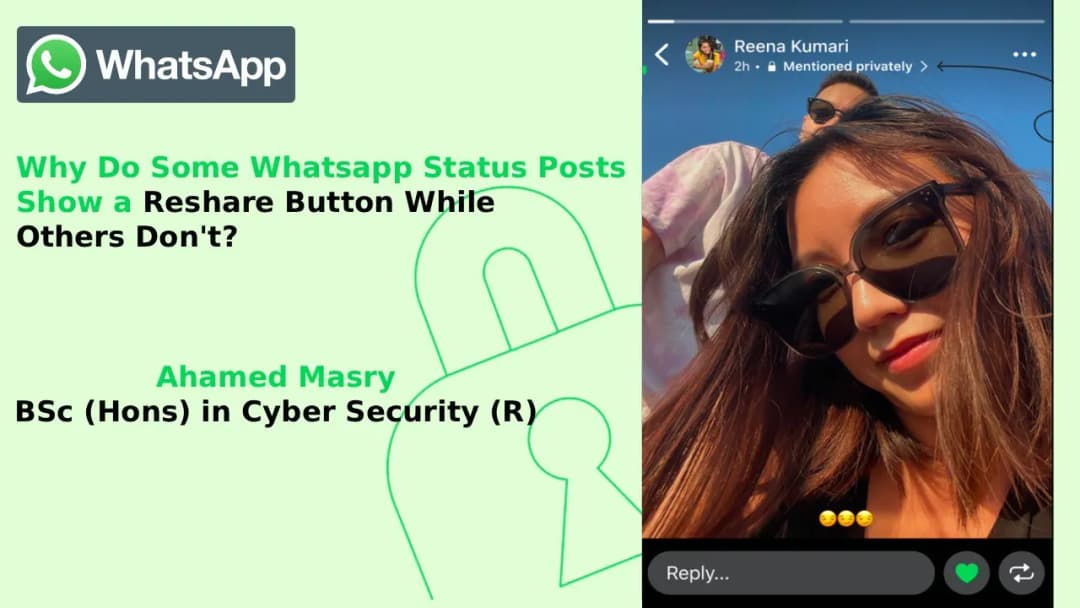 Why Some WhatsApp Status Have a Reshare Button