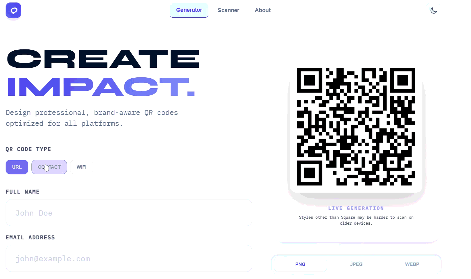 QR Code Types